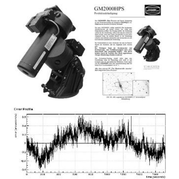 Baader Montaż 'Monolith' GM 2000 HPS  GoTo equatorial mount - (equatorial head only)