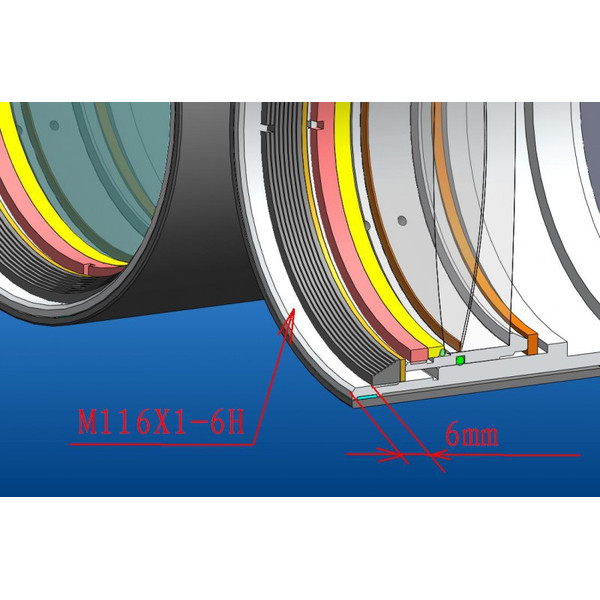 APM Lornetka 100mm 45° ED-APO 1,25"