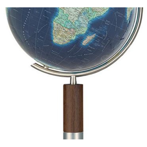 Columbus Globus na podstawie Duo Azzurro Stainless Steel/ Wenge 40cm