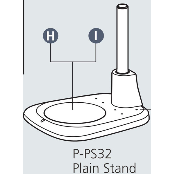 Nikon Statyw kolumnowy P-PS32 Plain Base for incident light with pillar