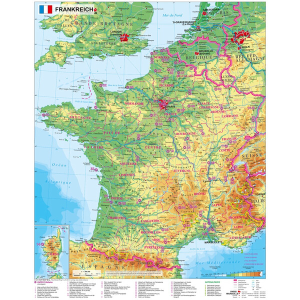 Stiefel Mapa Francja