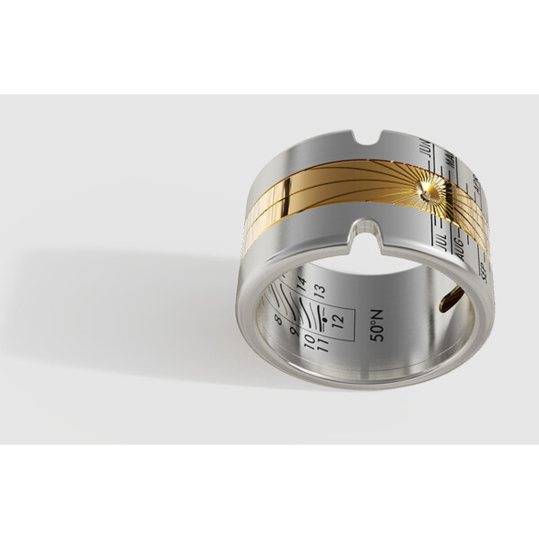 Helios Zegar słoneczny Solar Ring I Gold