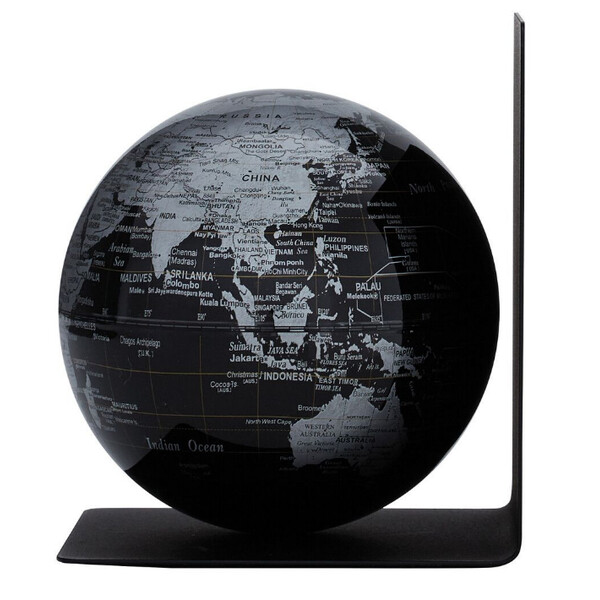 TROIKA Globus BookGlobe Black Single 13cm