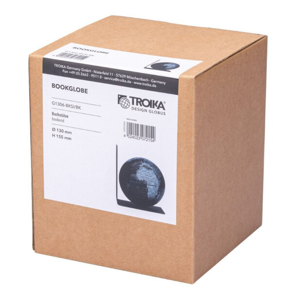 TROIKA Globus BookGlobe Black Single 13cm