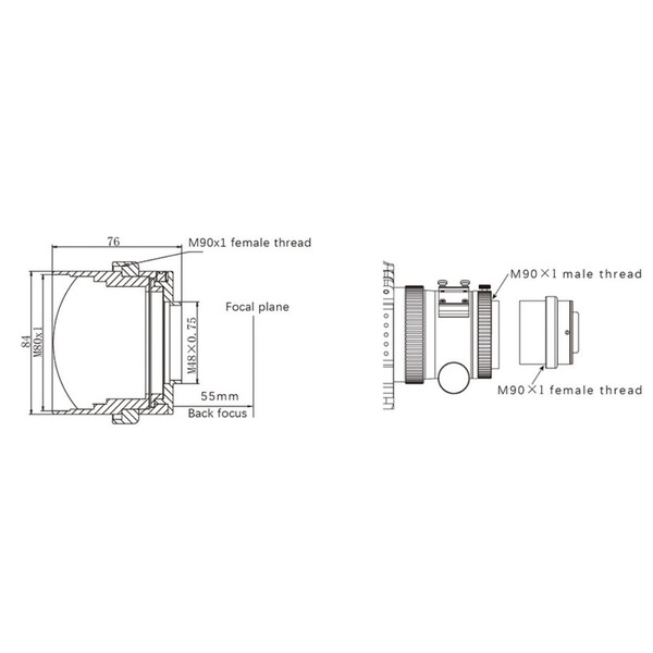 Askar Vollformat Reducer für FRA600