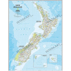 National Geographic Mapa New Zealand (60 x 77 cm)