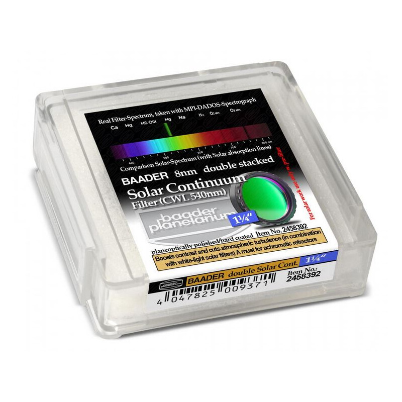 Baader Filtr złożony 1,25" Solar Continuum - 2 filtry