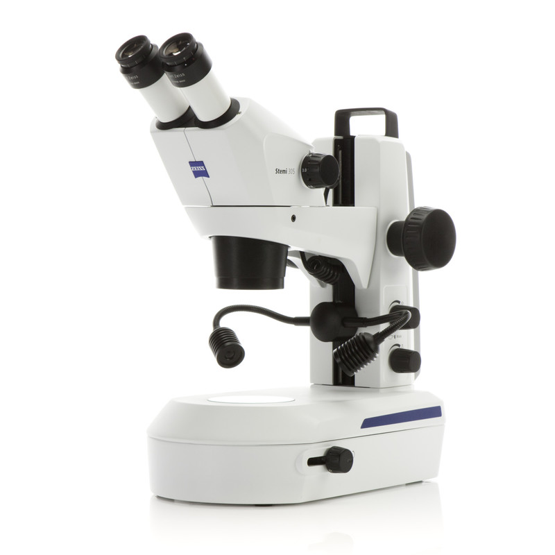 ZEISS Mikroskop stereoskopowy zoom Stemi 305, LAB, bino, Greenough, w.d. 110 mm, 10x/23, 0.8x-4.0x