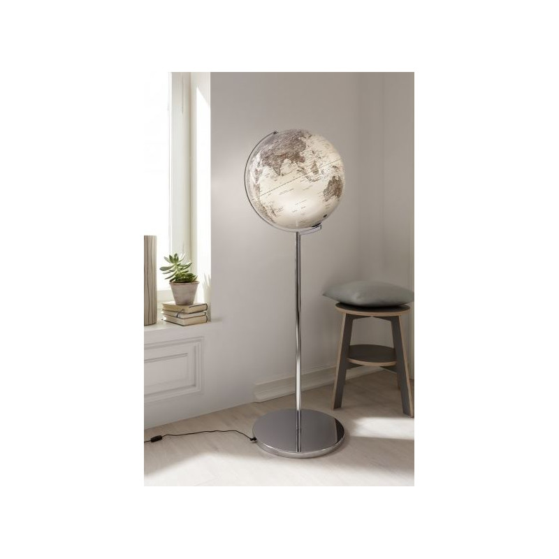 TROIKA Globus na podstawie Sojus Silver 43cm