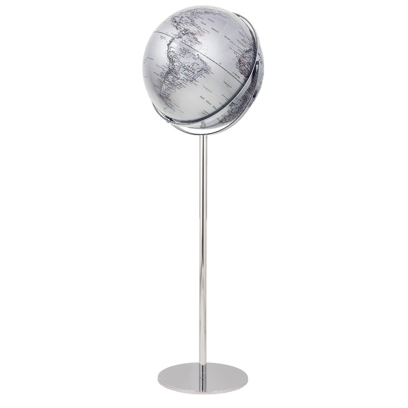 TROIKA Globus na podstawie Apollo 17 Silver 43cm