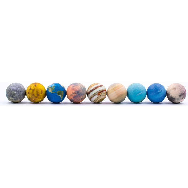 AstroReality Globus plastyczny Solar System Mini Set 9 x 3 cm