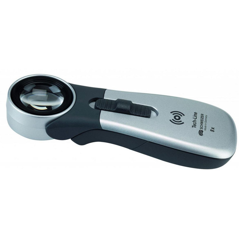 Schweizer Lupa Tech-Line indukcyjna, 2700K, 8x, Ø30mm, aplanatyczna