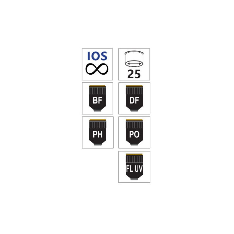 Optika Obiektyw IOS U-Plan F (Semi-Apo) PH 60x/0.7, M-1324