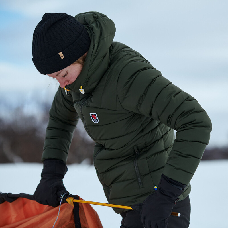 Fjällräven Expedition Pack Down Hoodie W, 662 Deep Forest, Gr. L