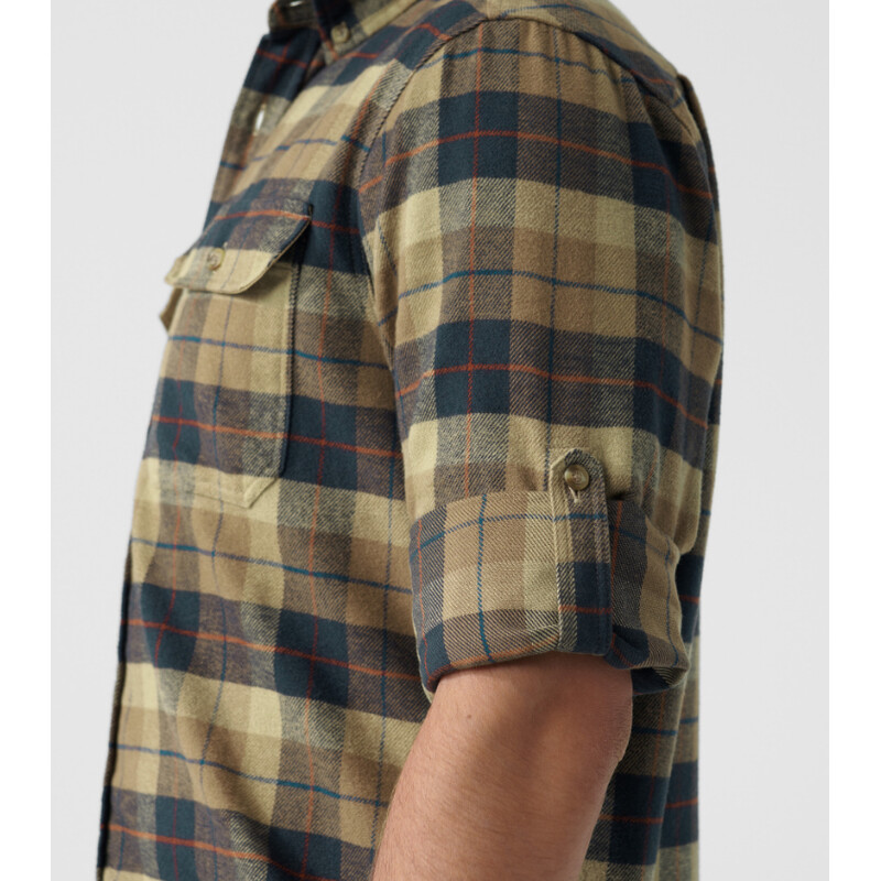 Fjällräven Singi Heavy Flannel Shirt M, 227 Dark Sand, Gr. L