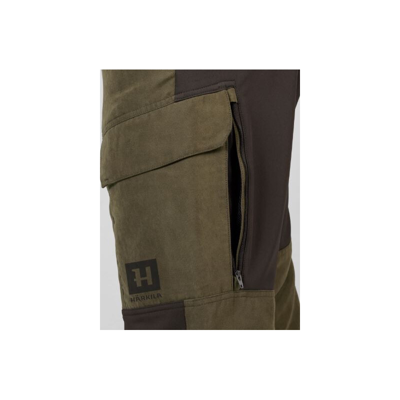 Härkila Scandinavian Hose, Willow green/Deep brown, Gr. 50