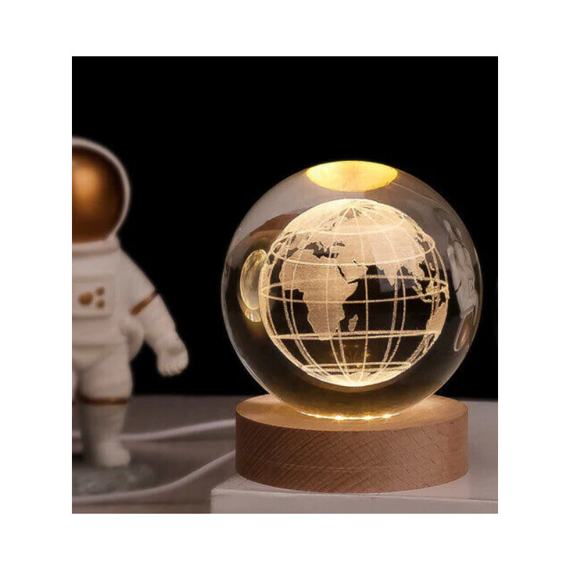 Creative Lighting Luminous Crystal Ball Earth