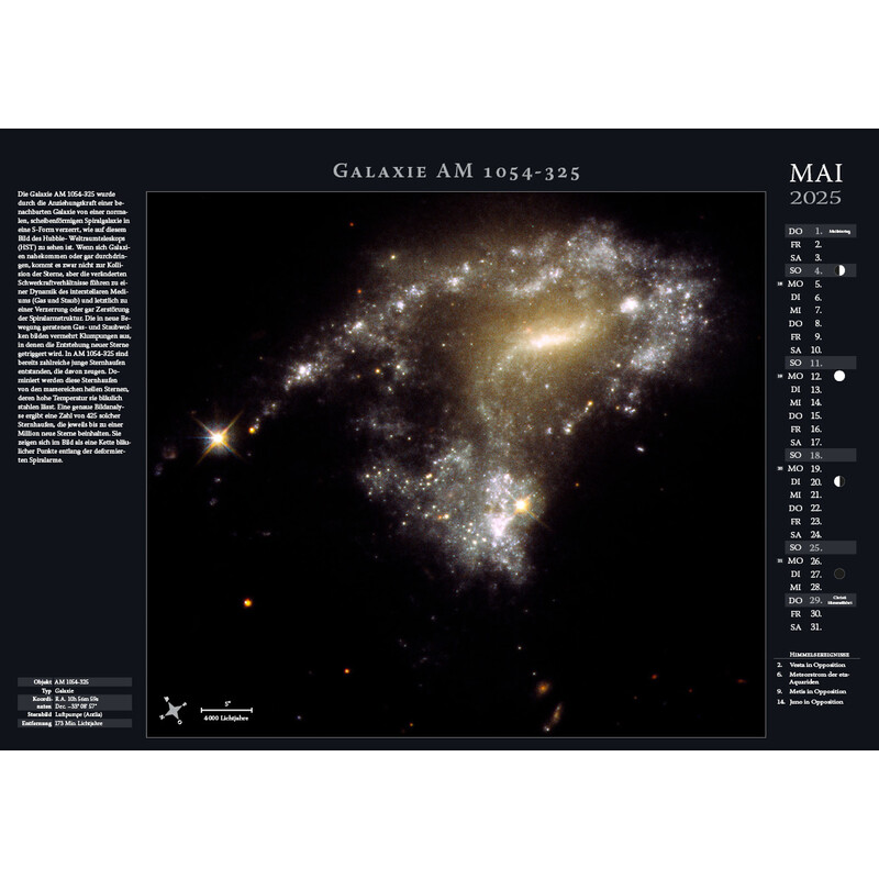 Astronomie-Verlag Kalendarze Weltraum-Kalender 2025