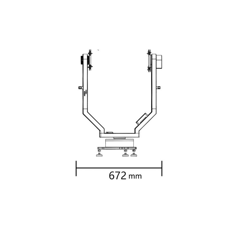 Montaż iOptron Montierung HAZ130 Strain Wave Alt-AZ