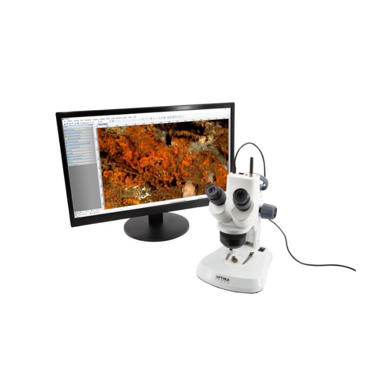 Optika Mikroskop , SFX DigitalDigital WI-FI, 10x 20x 40x, LED, światło padające i przechodzące